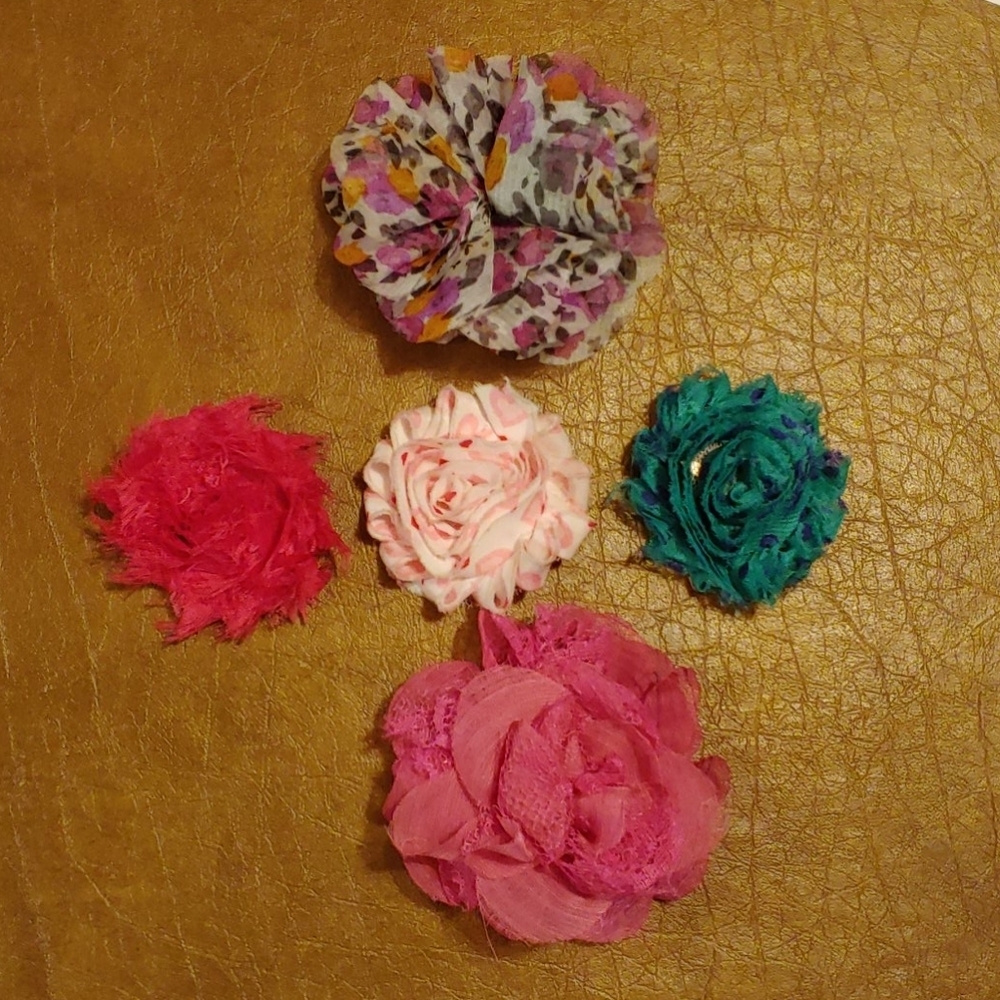 5 hair clips